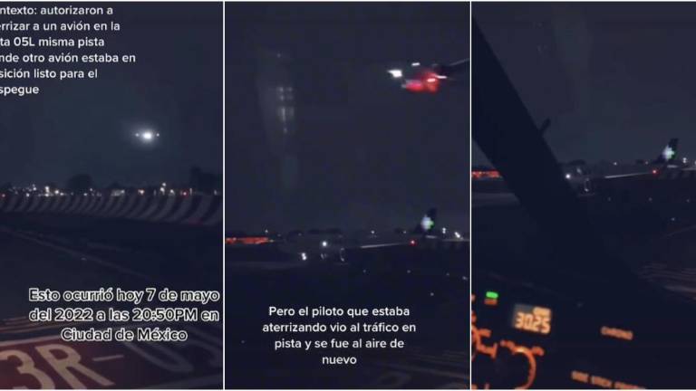 Incidente registrado en el Aeropuerto Internacional de la Ciudad de México.