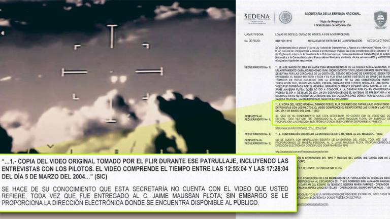 La Fuerza Aérea de México podría haber registrado un avistamiento de OVNIS, pero ya no tiene los videos