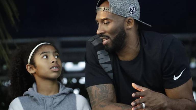 Gigi y Kobe Bryant.