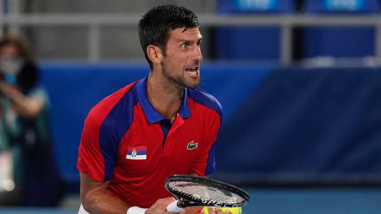 El tenista serbio Novak Djokovic.