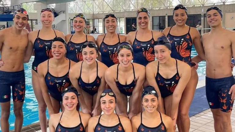 La selección mexicana de natación artística busca recursos.