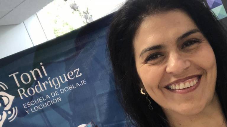 La actriz de doblaje Toni Rodriguez.