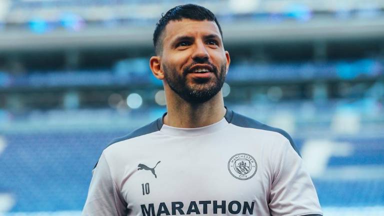 Sergio Agüero salió del Manchester City al terminar su contrato y fichó con el Barcelona.