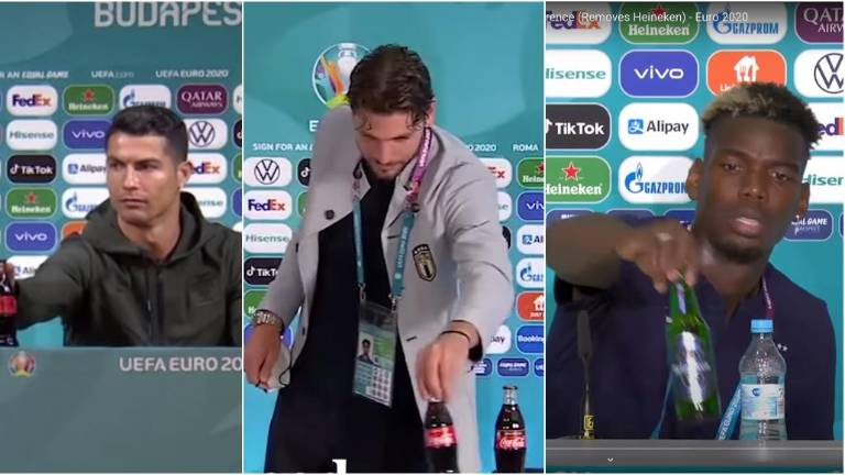 Cristiano Ronaldo, Manuel Locatelli y Paul Pogba.