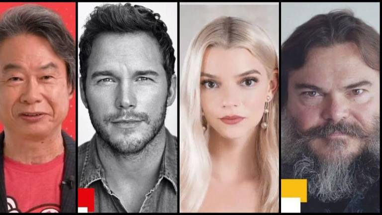 Chris Pratt, Anya Taylor-Joy y Jack Black en la nueva película animada de Mario Bross.