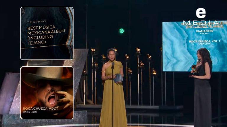 Carín León venció a Peso Pluma, uno de los grandes favoritos, en los Premios Grammy.
