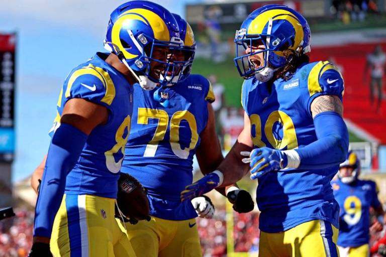 Tyler Higbee y Joe Noteboom se perderán el Super Bowl LVI con Rams