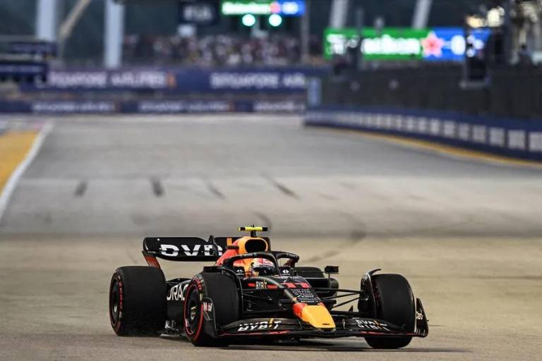 Sergio ‘Checo’ Pérez fue noveno en la segunda práctica del GP de Singapur