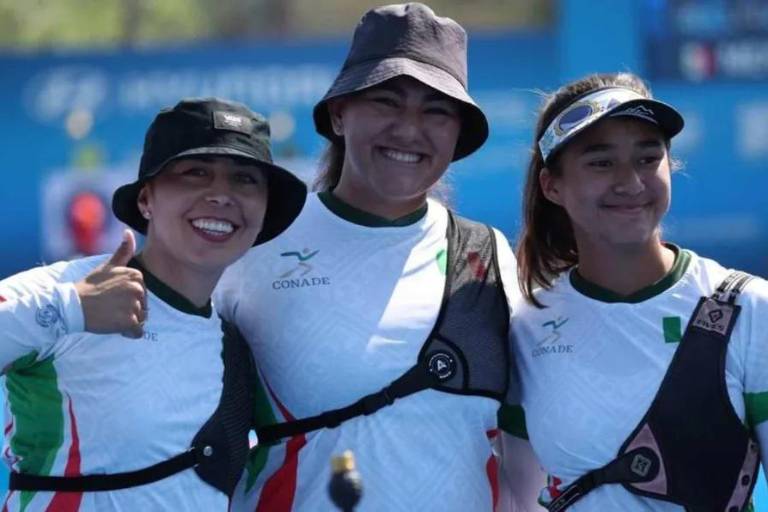 México gana la medalla de oro durante la Copa Mundial de Tiro con Arco