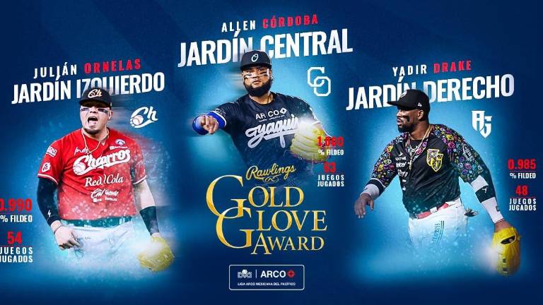 Los ganadores del Guante de Oro.