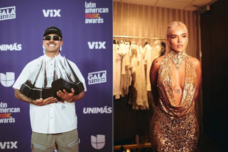 Triunfan Feid y Karol G en los Latin American Music Awards 2024