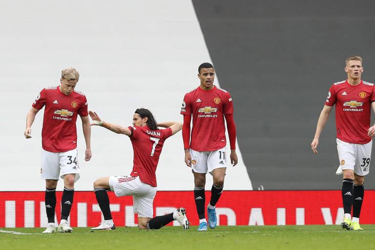 Greenwood y Cavani desatascan al Manchester United