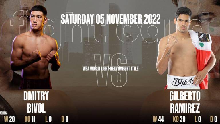 Dmitry Bivol y Gilberto Ramírez se enfrentan el próximo 5 de noviembre.
