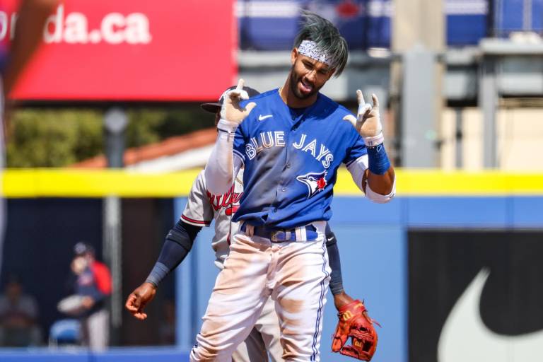 Blue Jays vencen 7-2 a Braves y barren la serie