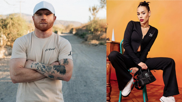 Saúl el ‘Canelo’ Álvarez invita a Danna Paola a cantar el Himno Nacional Mexicano en su pelea el 30 de septiembre.