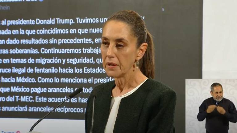 La Presidenta de México Claudia Sheinbaum Pardo confirmó los acuerdos alcanzados con Donald Trump tras una llamada telefónica.