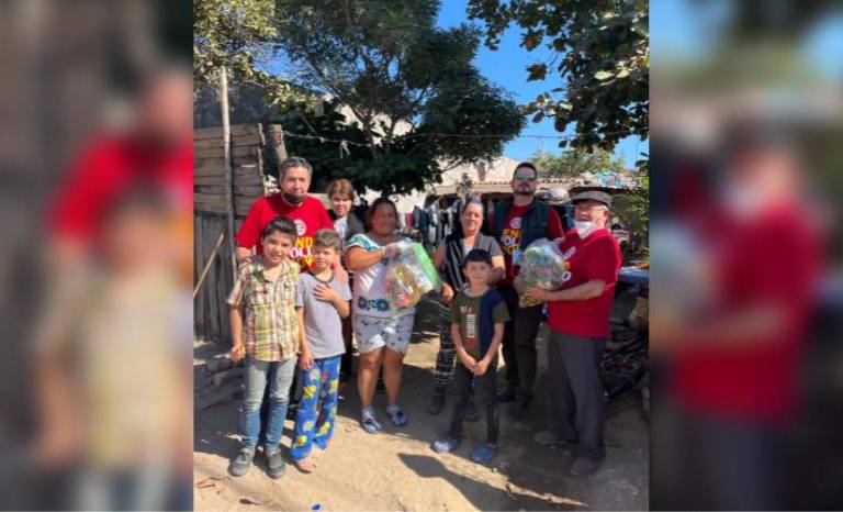 El Club Rotario Culiacán Oriente entrega despensas a familias de escasos recursos