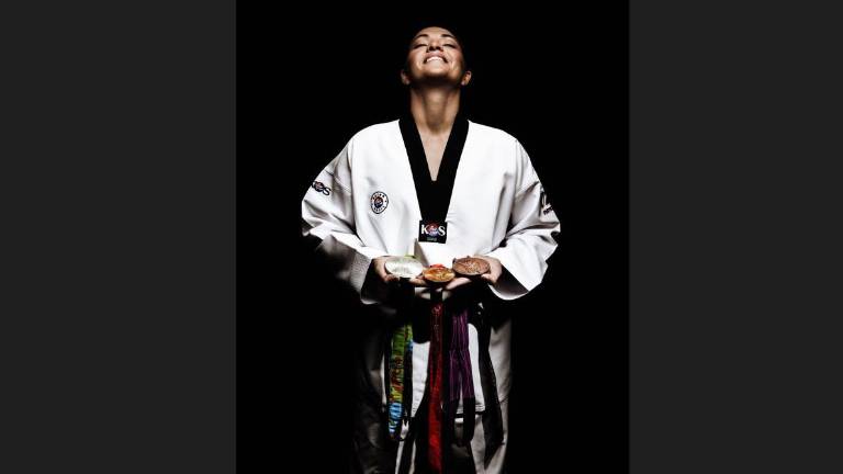 María del Rosario Espinoza se retira feliz después de todo lo logrado en el taekwondo.