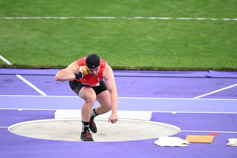Sinaloense Luis Carlos López, en el top 5 del impulso de bala en París 2024