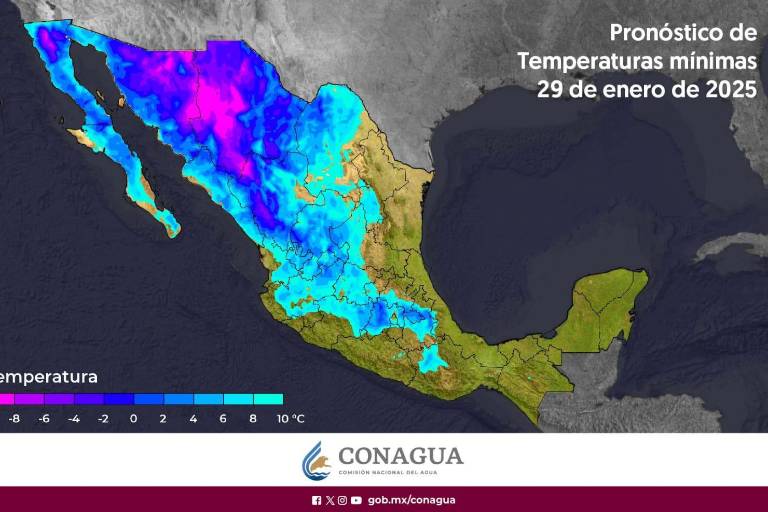 Frente frío 25 dejará temperaturas hasta de -2 grados en sierra de Sinaloa