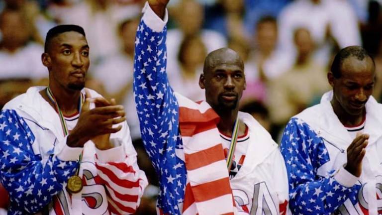 El Dream Team en Barcelona 1992.