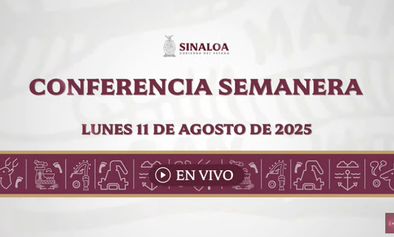 Conferencia Semanera del Gobernador Rubén Rocha Moya
