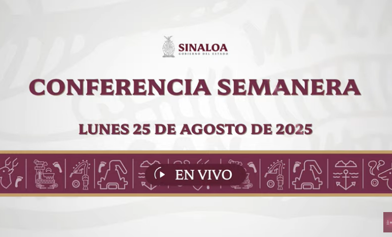 #EnVivo | Conferencia semanera del Gobernador Rubén Rocha Moya