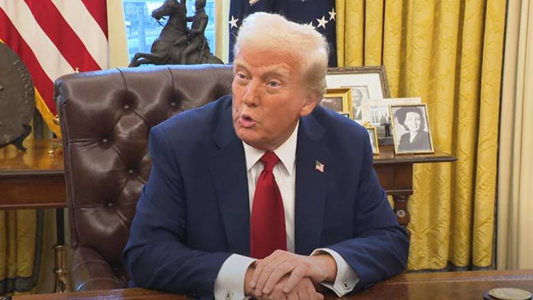 Donald Trump insistió que no había nada que México, Canadá y China pudieran hacer para frenar la implementación de aranceles.