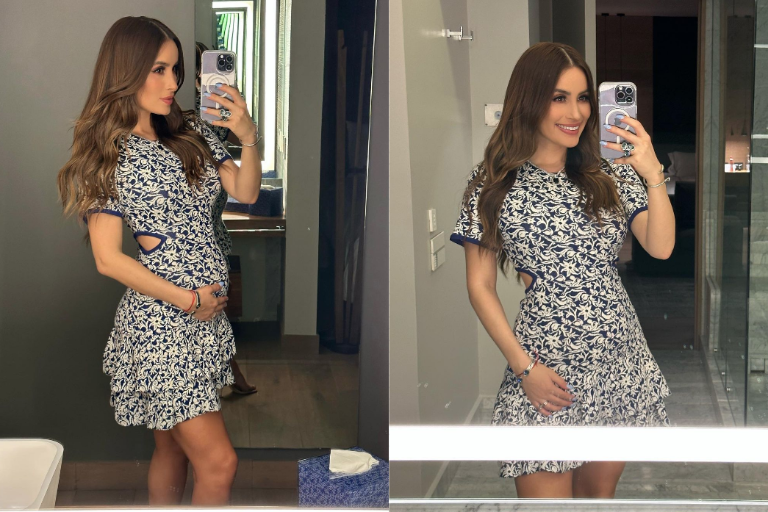 Presume Cynthia Rodríguez su pancita de embarazo