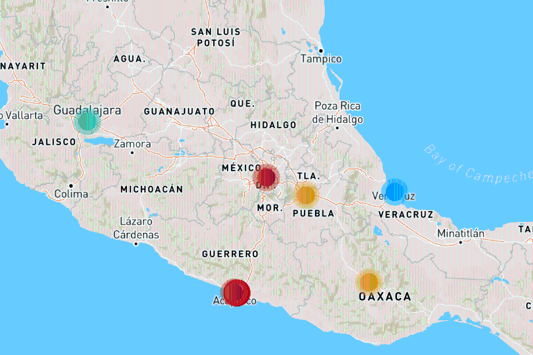 Tiembla en la CDMX; reporte preliminar señala que fue de magnitud 7.1; muere una persona en Guerrero