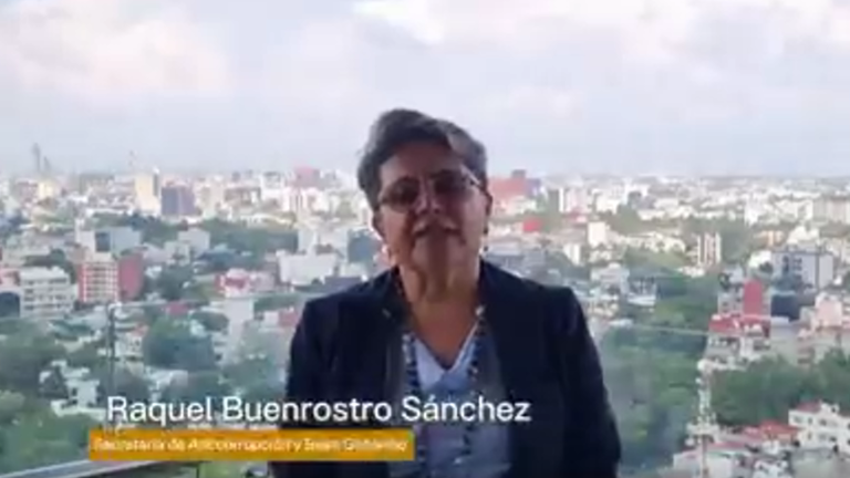 Raquel Buenrostro asumirá como Secretaria de Anticorrupción y Buen Gobierno.