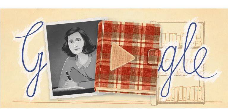 Google rinde homenaje a Ana Frank