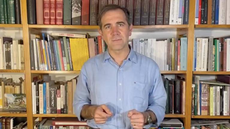 Lorenzo Córdova, presidente del INE.