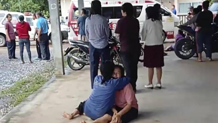 Escena donde ocurrió la masacre en una guardería en Tailandia.