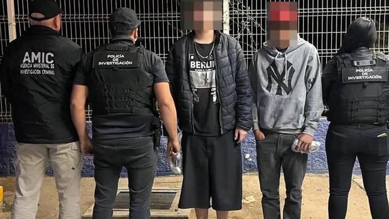 Los menores se mantuvieron bajo resguardo y protección de la Fiscalía General de Sinaloa.