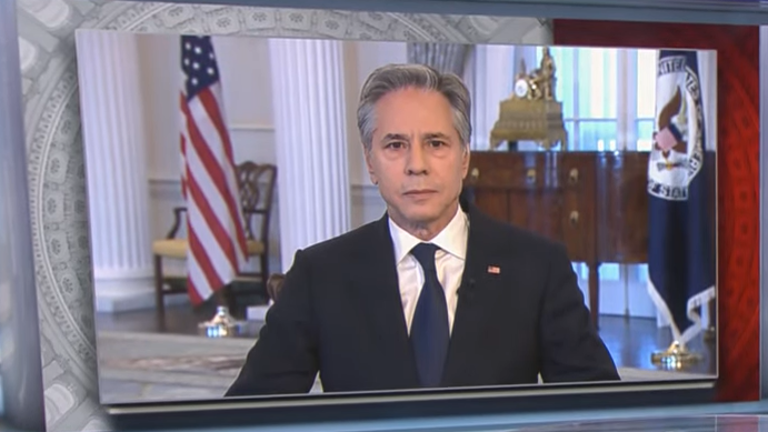 El Secretario de Estado, Antony Blinken.