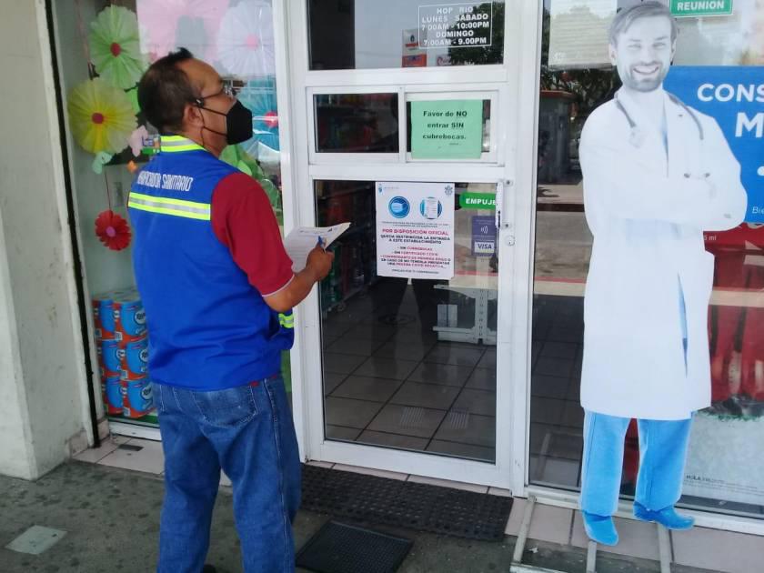 $!Cierran temporalmente 10 establecimientos por no cumplir con las medidas sanitarias de Coepriss