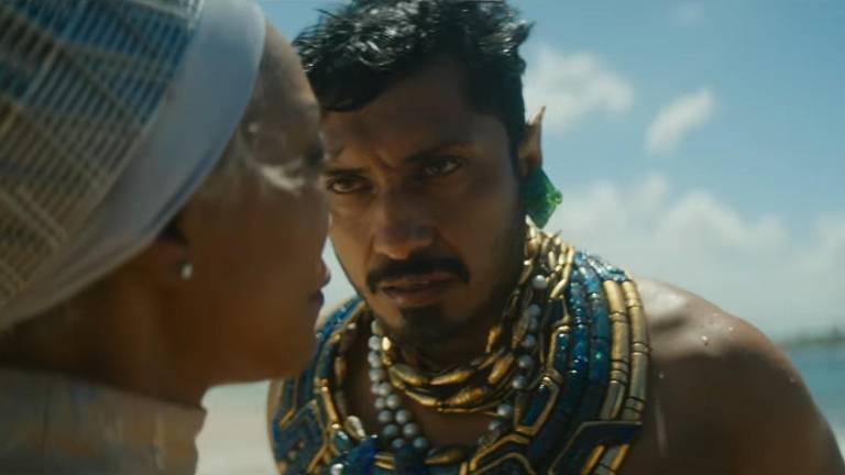Tenoch Huerta como ‘Namor’, rey de una nación submarina oculta.