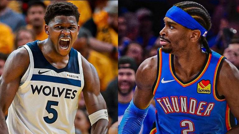 Anthony Edwards y Shai Gilgeous-Alexander buscaran llevar a su respectivo equipo a las Finales de la NBA por primera vez en su historia.