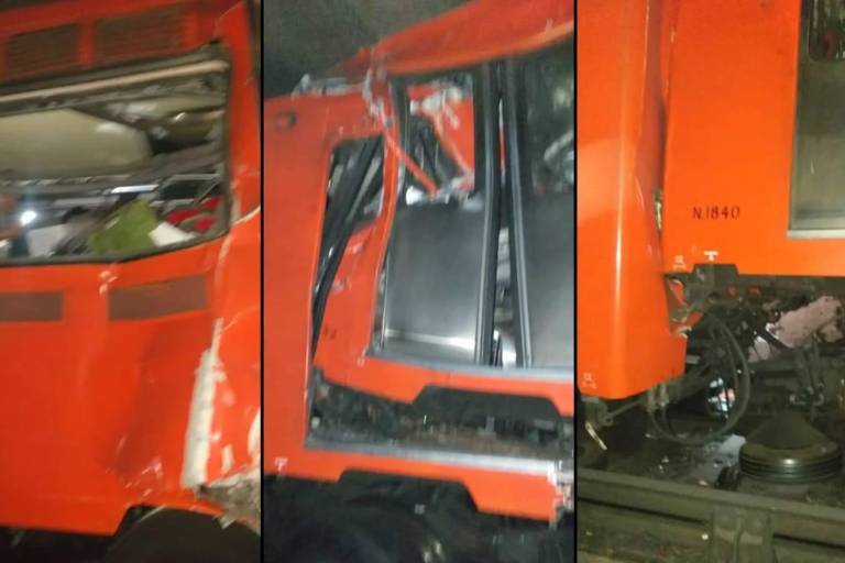 Chocan trenes en Línea 3 del Metro de la CDMX