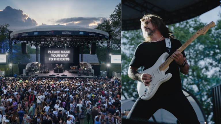 Juanes se presentaba en Central Park, pero su presentación fue cancelada después de dos canciones.