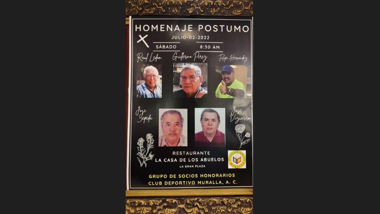 Cinco socios fueron homenajeados de manera póstuma.