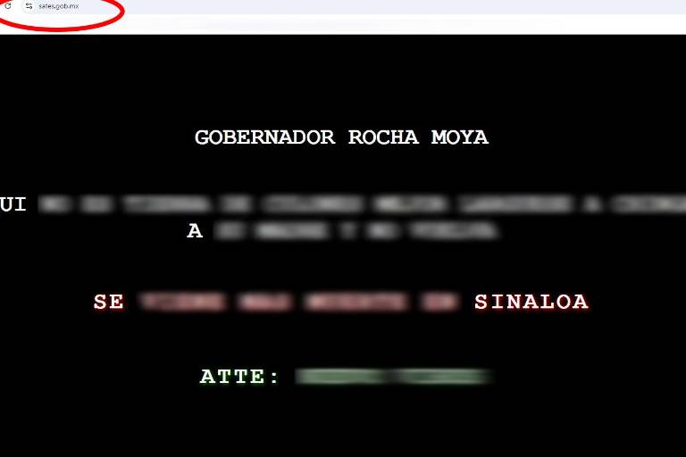 Hackean páginas del Gobierno de Sinaloa y amenazan a Rocha Moya