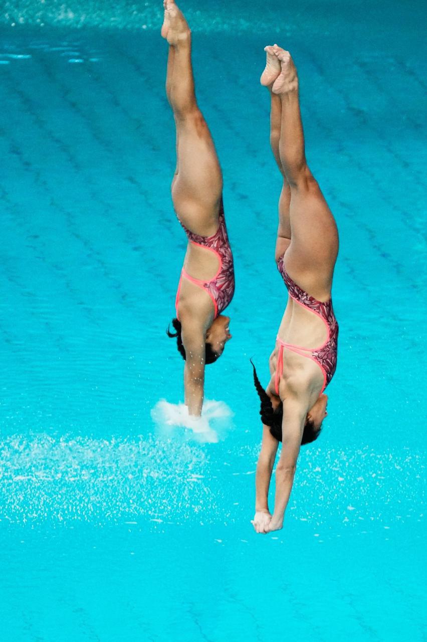 $!Alejandra Estudillo y Gabriela Agúndez ganan plata en Copa Mundial de Clavados