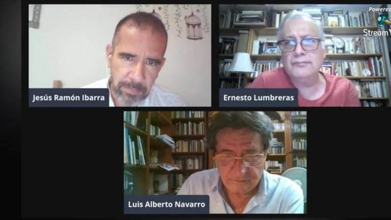 Jesús Ramón Ibarra, Ernesto Lumbreras y Luis Alberto Navarro.