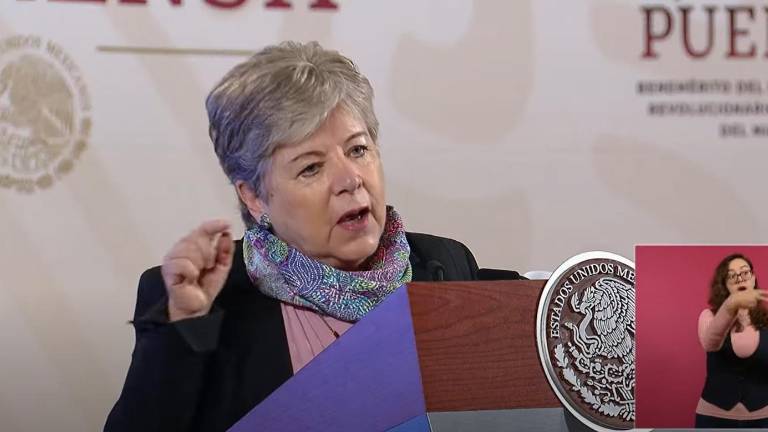Alicia Bárcena, Secretaria de Relaciones Exteriores, habla del avance del voto desde el extranjero.