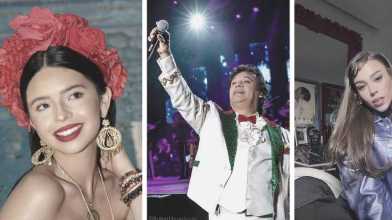 Ángela Aguilar, Juan Gabriel y Danna Paola.