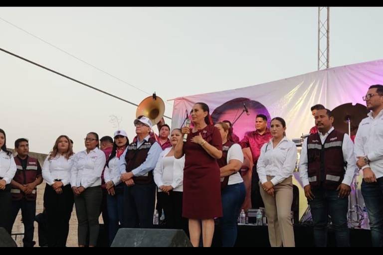 Blanca García, de Morena, cierra campaña en Escuinapa después del debate