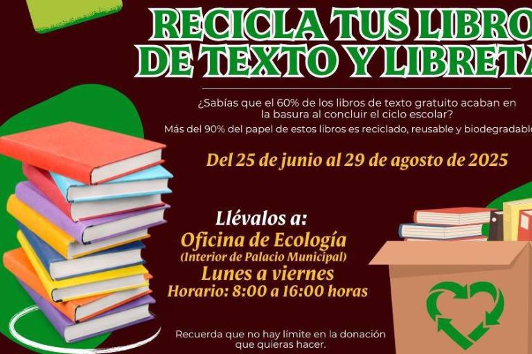Por segundo año vuelve la campaña de reciclaje de libros de texto y libretas en Rosario