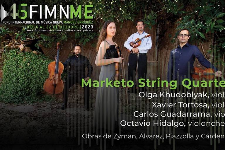 Este miércoles, Marketo String Quartet ofrecerá concierto en el Teatro Socorro Astol